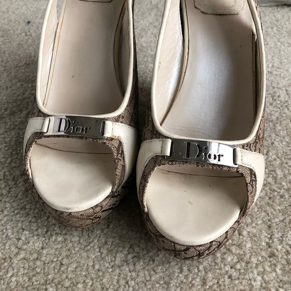 Dior Monogram Wedges - Picture 3 of 9